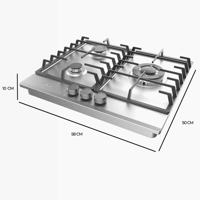 Bolero Squad GN 3200F Inox Acciaio Gas