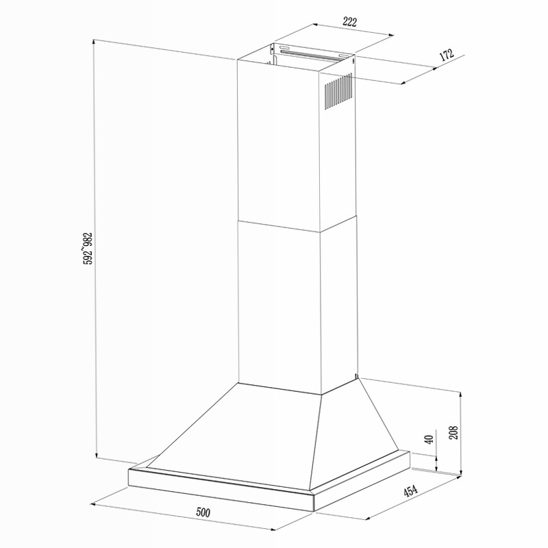 Bolero Flux PT 504400 Inox A+++