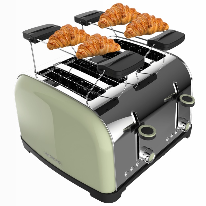 Toastin' time 1700 Double Green 2 Acciaio