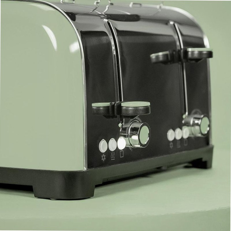 Toastin' time 1700 Double Green 2 Acciaio