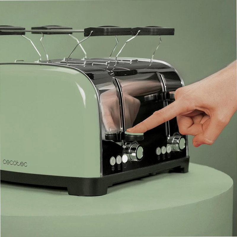 Toastin' time 1700 Double Green 2 Acciaio