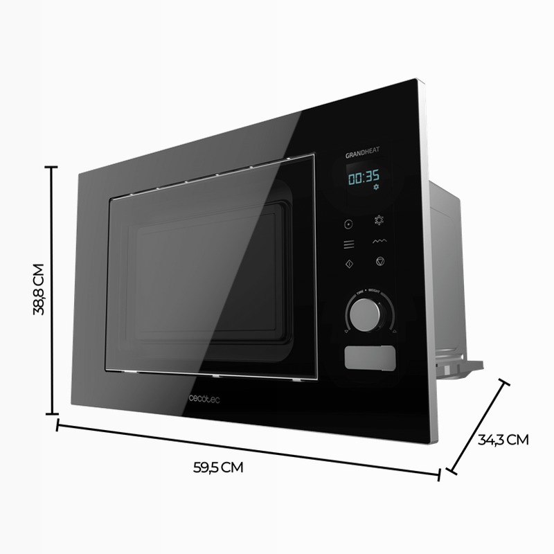 GrandHeat 2090 Built-in Touch Black Nero