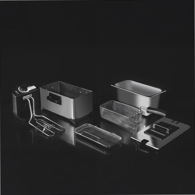 Cleanfry 3 L Full Inox Acciaio