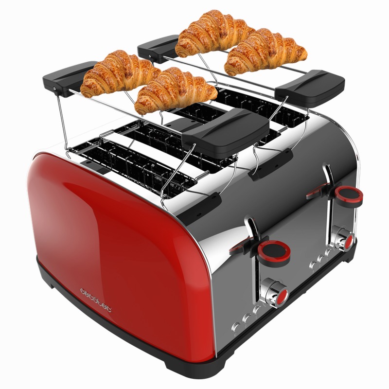 Toastin' time 1700 Double Red 2 Acciaio