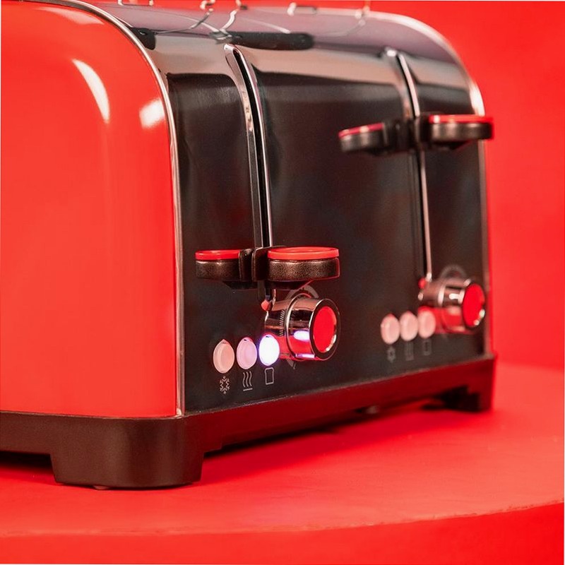 Toastin' time 1700 Double Red 2 Acciaio