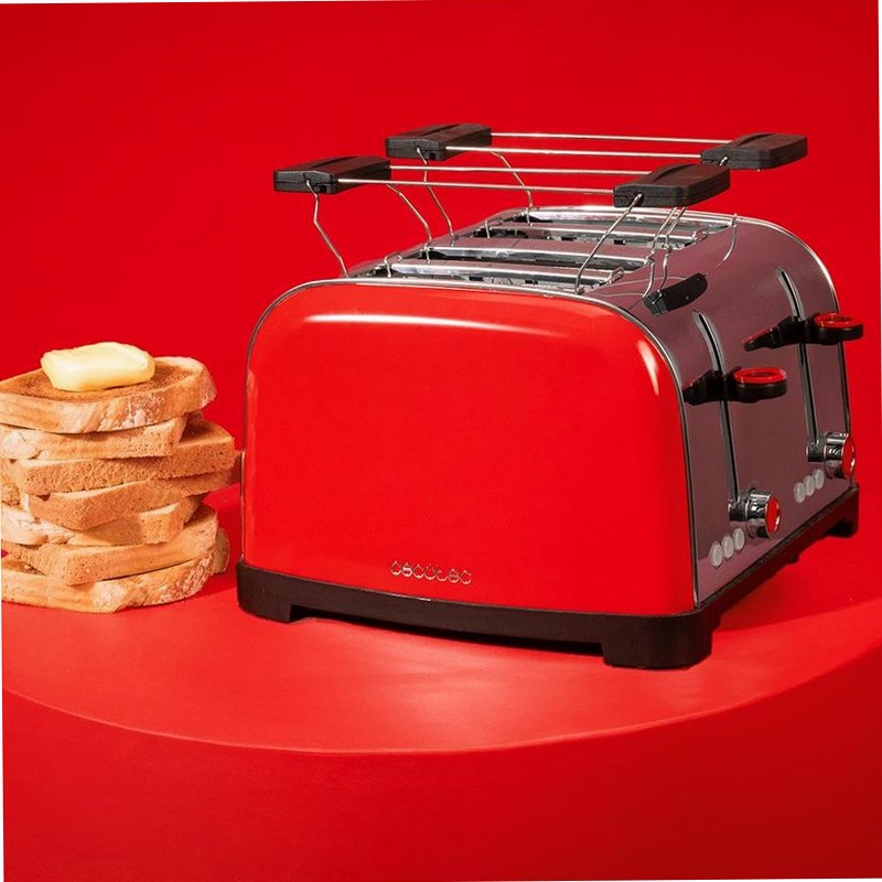 Toastin' time 1700 Double Red 2 Acciaio