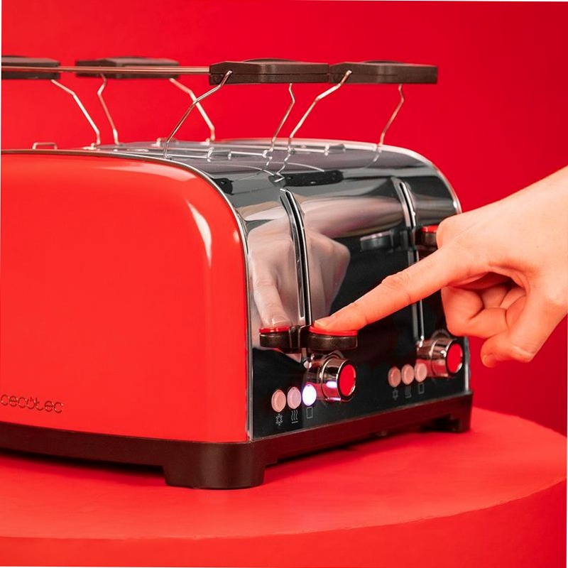 Toastin' time 1700 Double Red 2 Acciaio