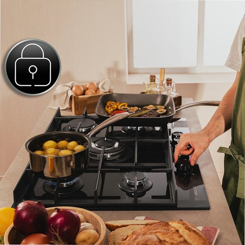 Bolero Squad G 5400F Glass Black Nero Gas
