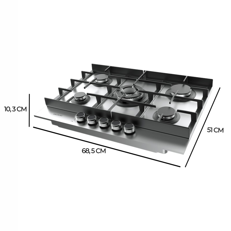Bolero Squad G 5400F Inox Acciaio Gas