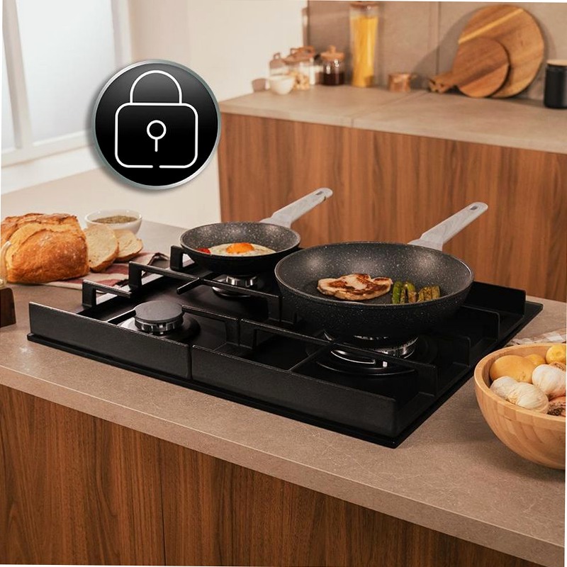 Bolero Squad G 3400F Glass Black Nero Gas