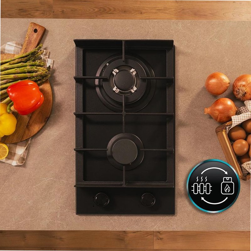 Bolero Squad G 2400F Glass Black Nero Gas