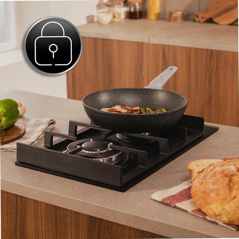 Bolero Squad G 2400F Glass Black Nero Gas