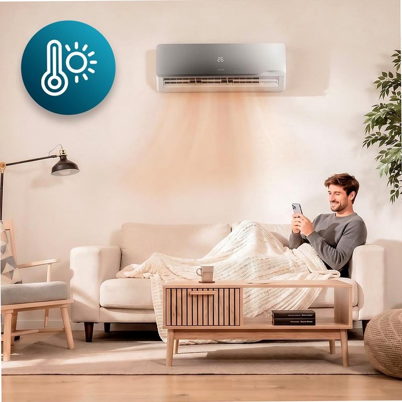 AirClima 12000 Wind Connected A+++ Condizionatore d'aria split 12000btu A