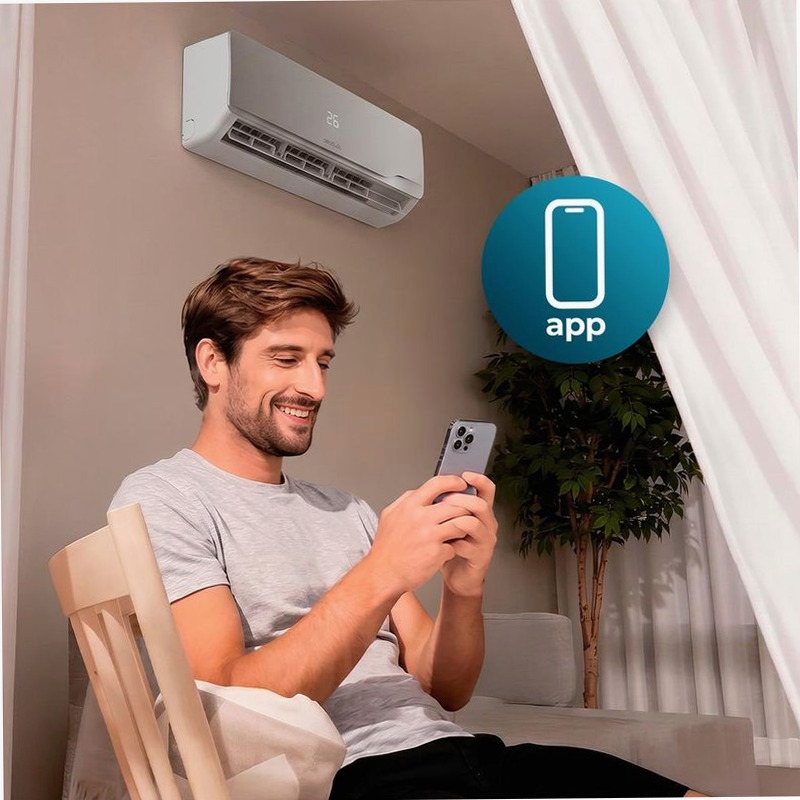 AirClima 12000 Wind Connected A+++ Condizionatore d'aria split 12000btu A