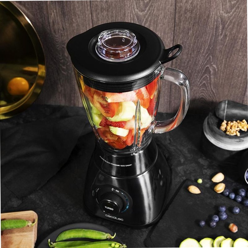 Power Black Titanium 1800 Smart Nero caraffa