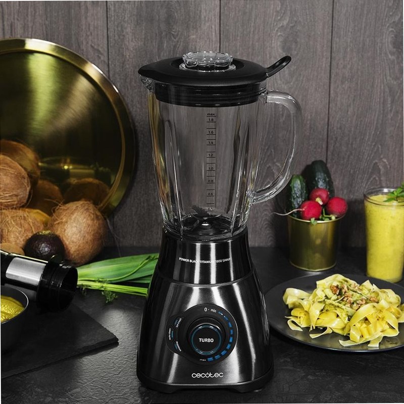 Power Black Titanium 1800 Smart Nero caraffa