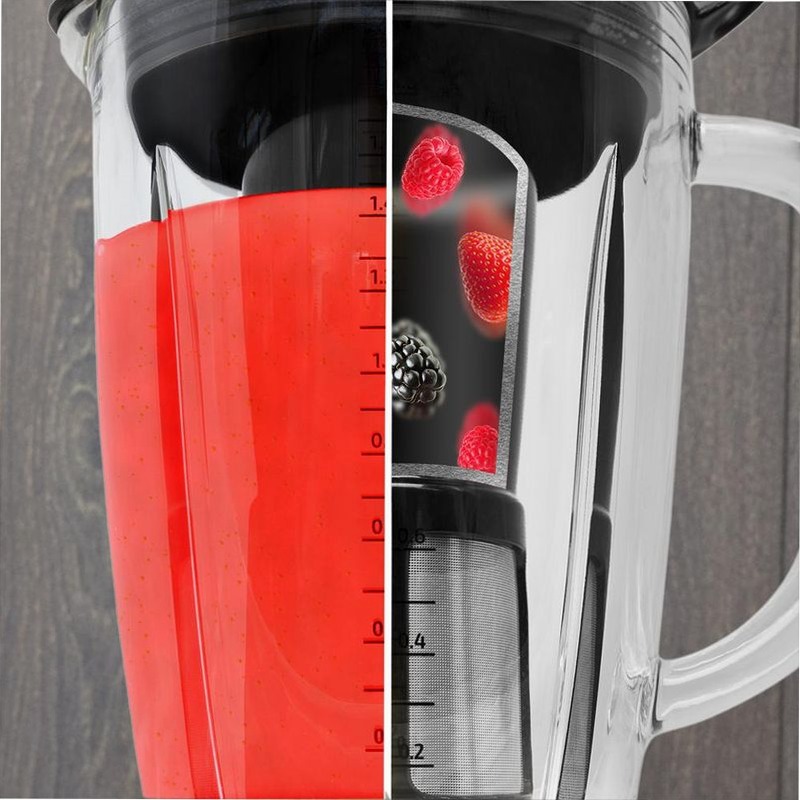 Power Black Titanium 1800 Smart Nero caraffa