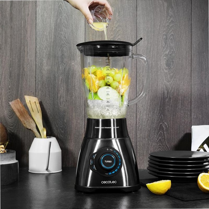 Power Black Titanium 1800 Smart Nero caraffa