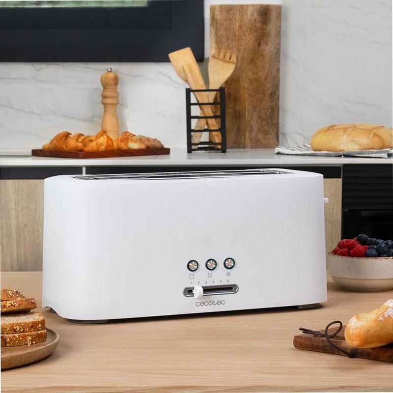 Toast&Taste 16000 Extra Double White due fessure lunghe extra-larghe Bianco