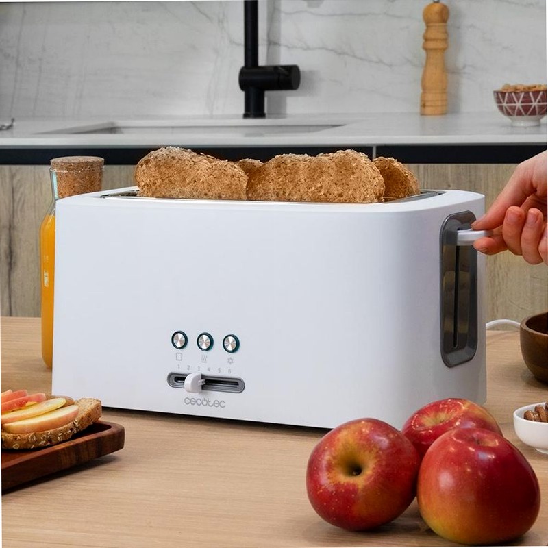 Toast&Taste 16000 Extra Double White due fessure lunghe extra-larghe Bianco