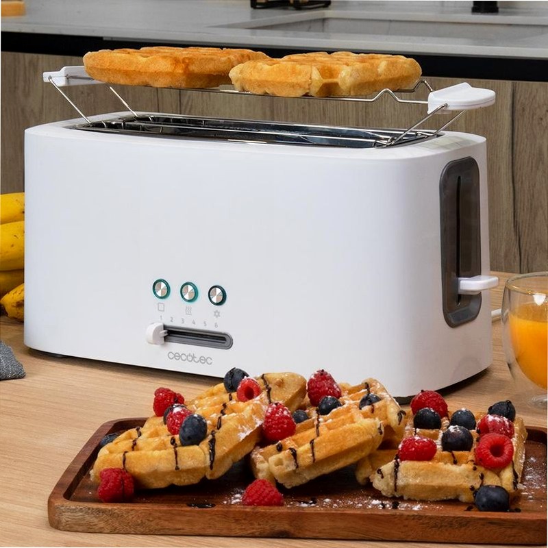Toast&Taste 16000 Extra Double White due fessure lunghe extra-larghe Bianco