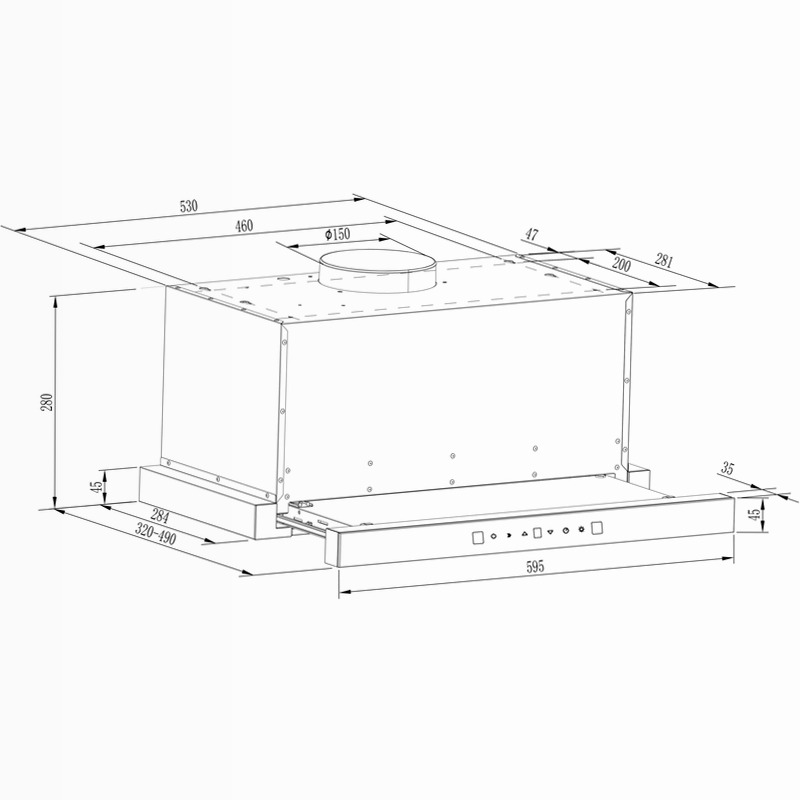 Bolero Flux TLT 605500 Glass Black A++