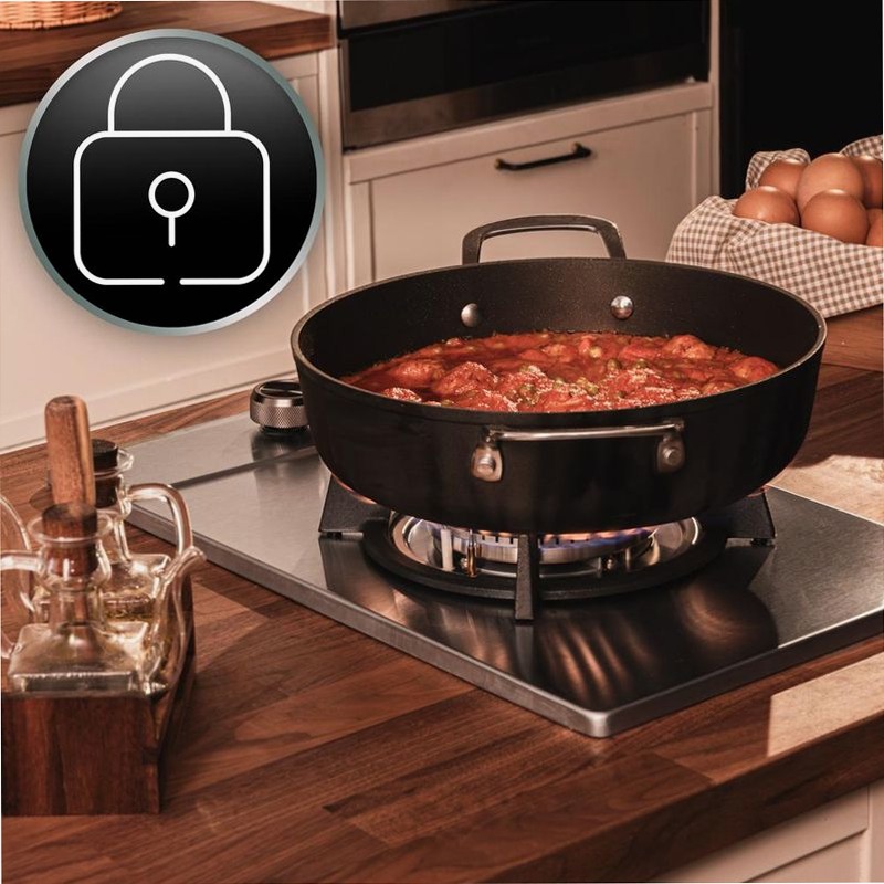 Bolero Squad GN 1200S Inox Acciaio Gas
