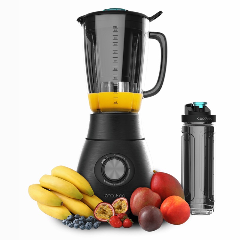 Power Black Titanium 1800 Go Nero caraffa