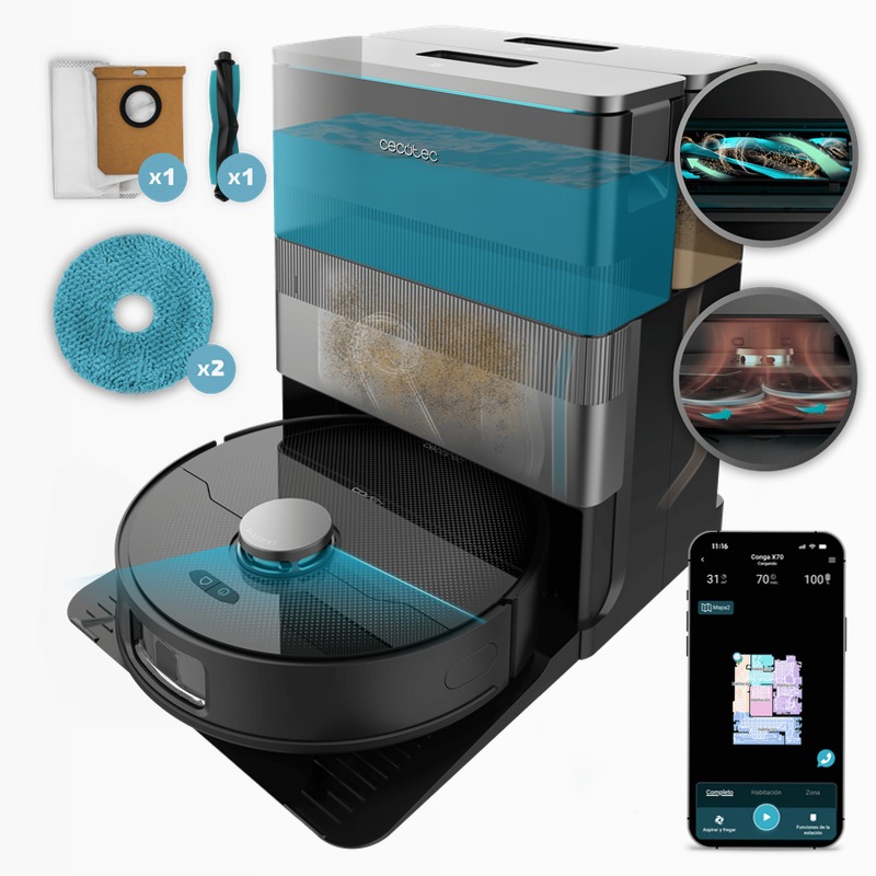 Conga 2290 Panoramic - Robot Aspirapolvere 4 in 1