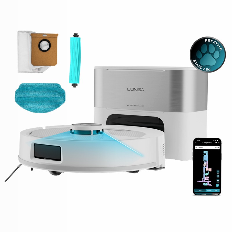 Conga 2290 Panoramic - Robot Aspirapolvere 4 in 1