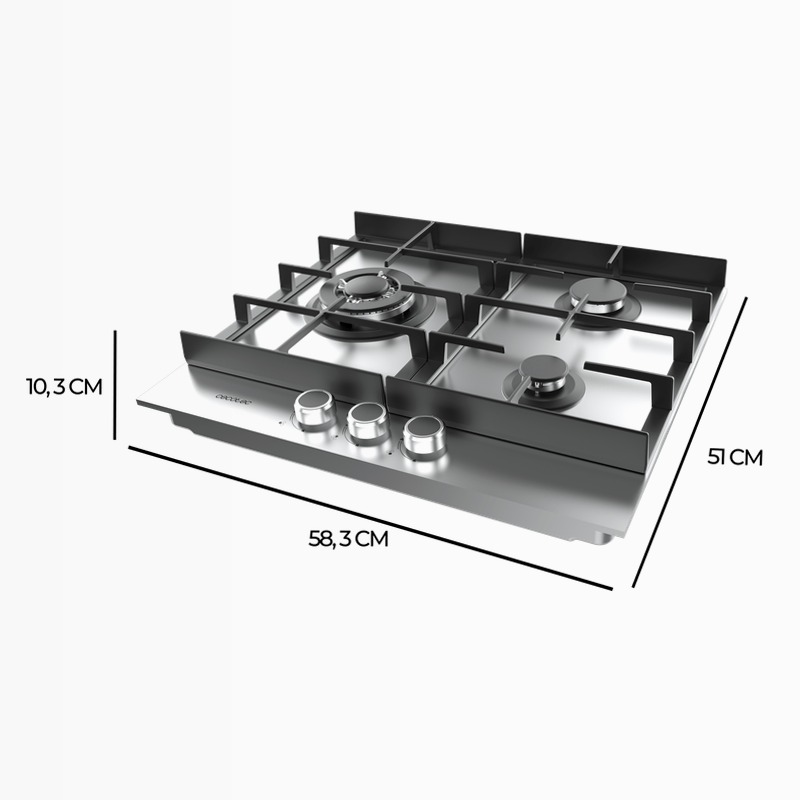 Bolero Squad G 3400F Inox Acciaio Gas