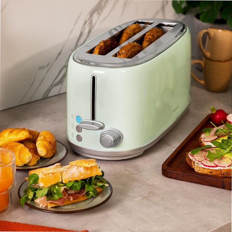 Toast&Taste 1600 Retro Double Green Verde