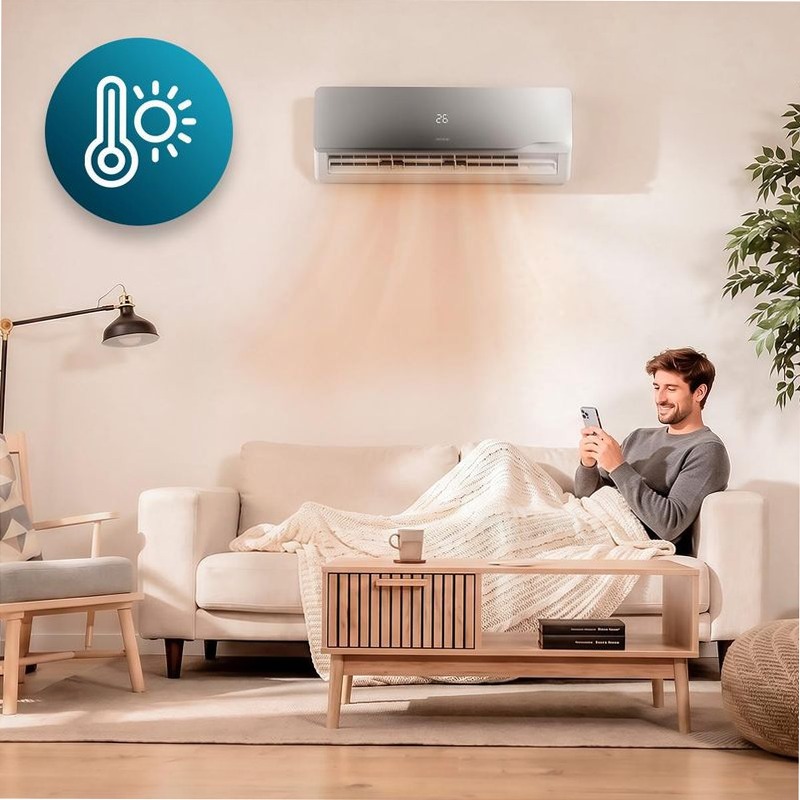 AirClima 18000 Wind Connected A+++ Condizionatore d'aria split 18000btu A
