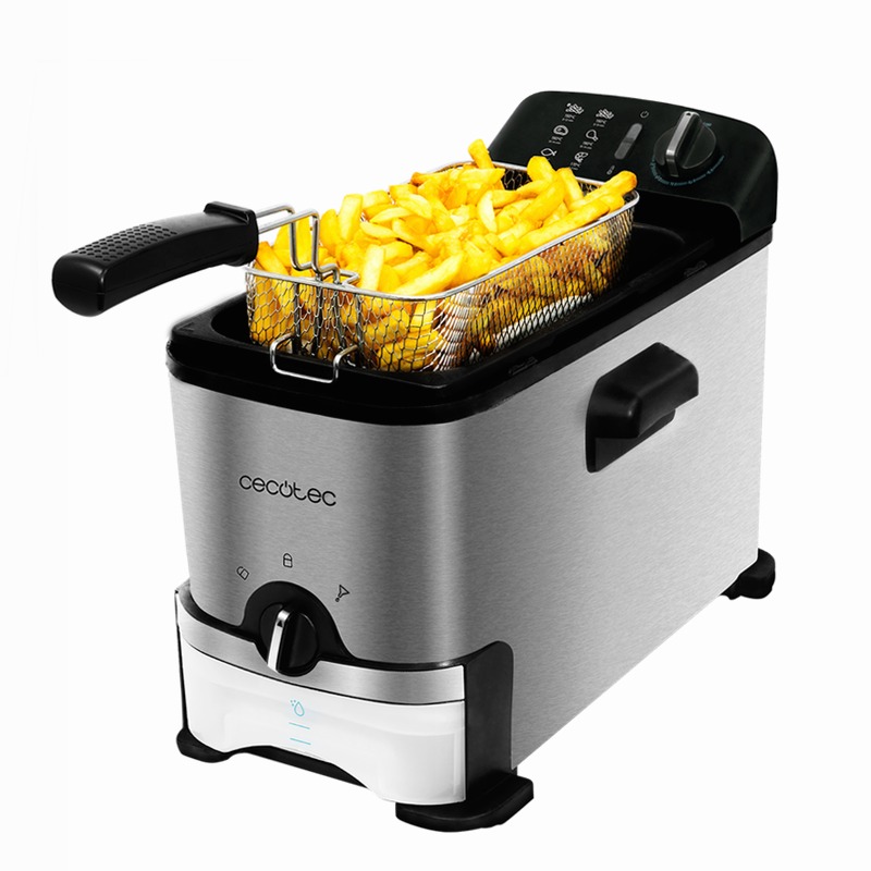 Cleanfry Luxury 4000 - Friggitrice Alta Qualità Nero 4.2lt