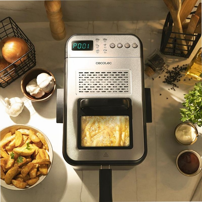 Cleanfry Luxury 4000 - Friggitrice Alta Qualità Nero 4.2lt