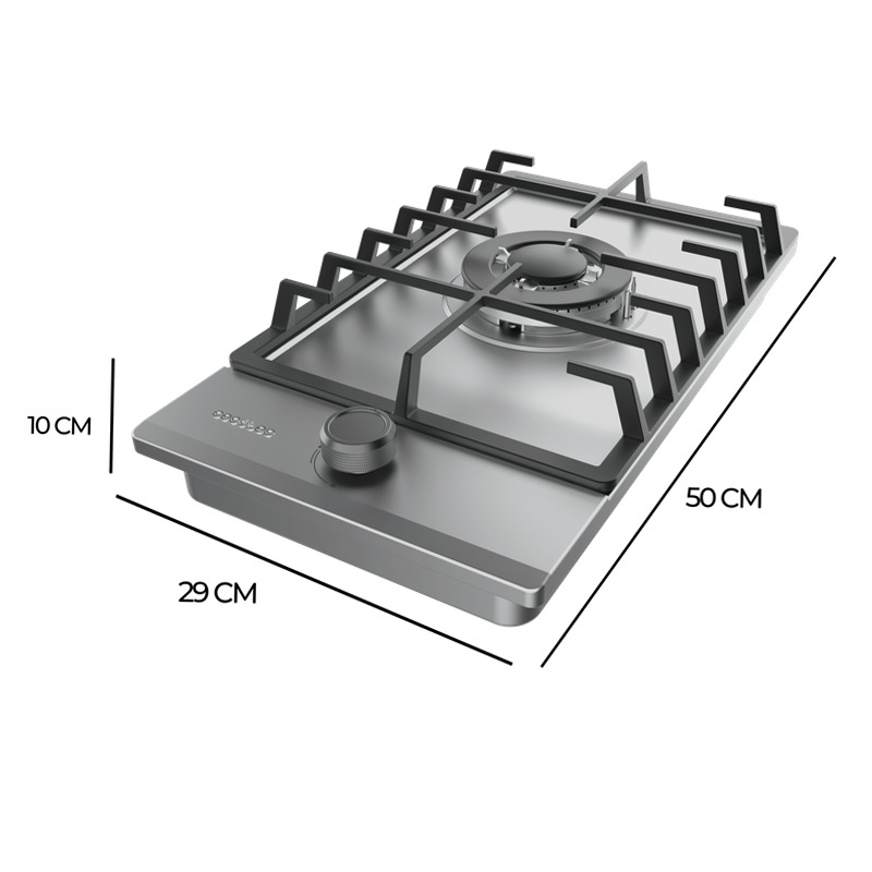 Bolero Squad G 1200F Inox Acciaio Gas