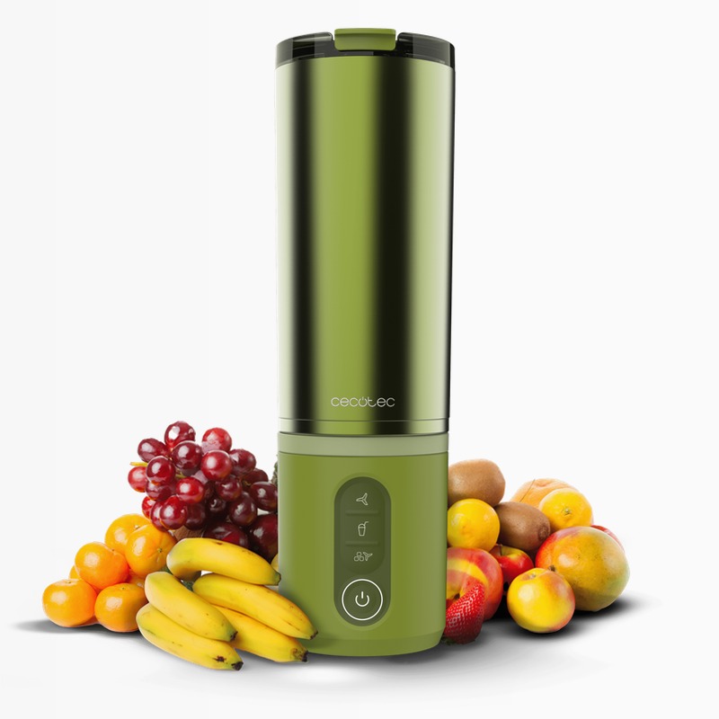 Power Titanium Shake2Go Olive Steel Verde