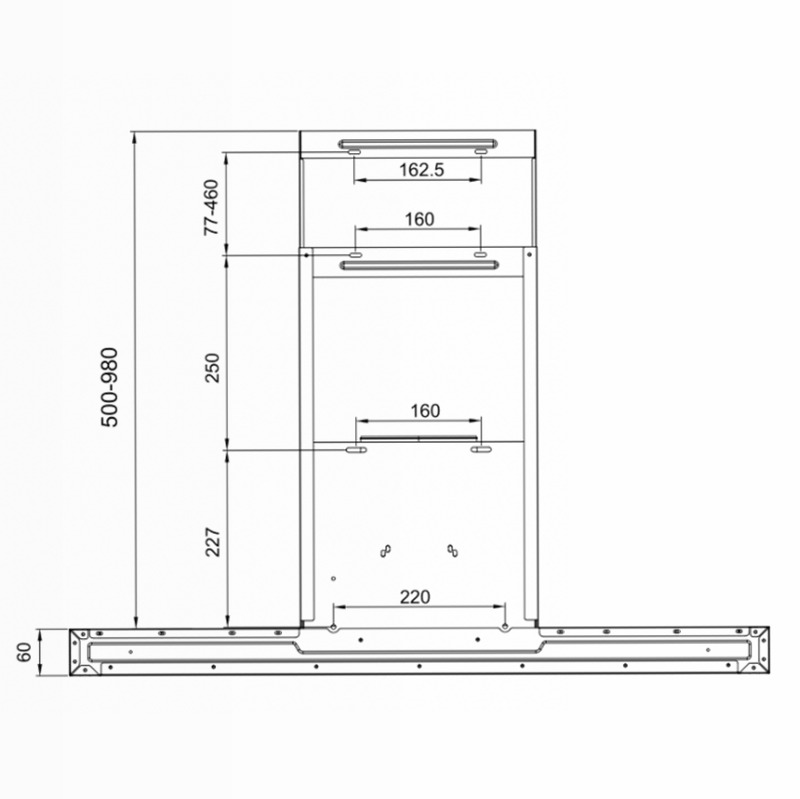 Bolero Flux TT 605500 Glass White A++