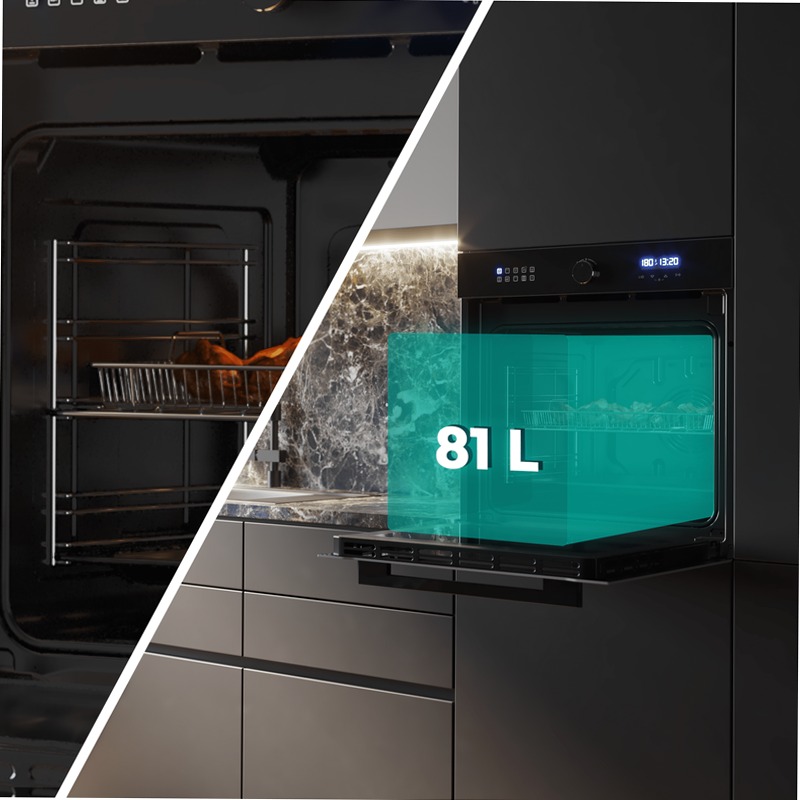 Bolero Hexa AF316000 Glass Black A Nero Incasso
