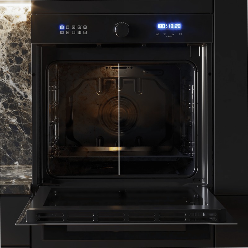 Bolero Hexa AF316000 Glass Black A Nero Incasso