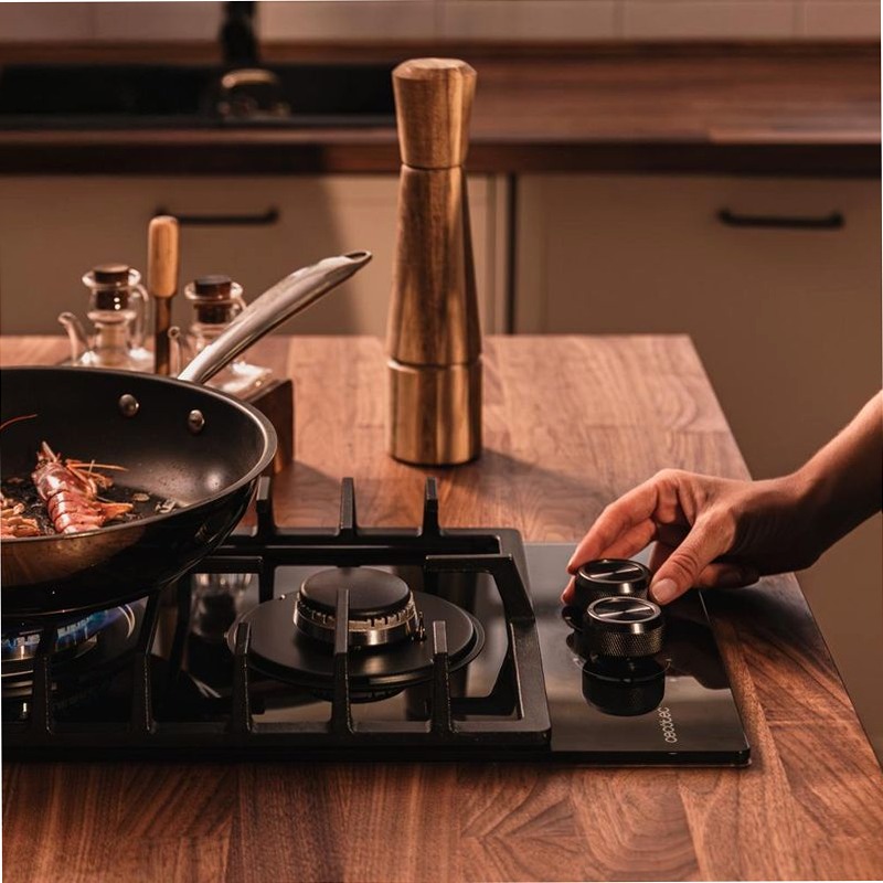Bolero Squad GN 2200F Glass Black Nero Gas