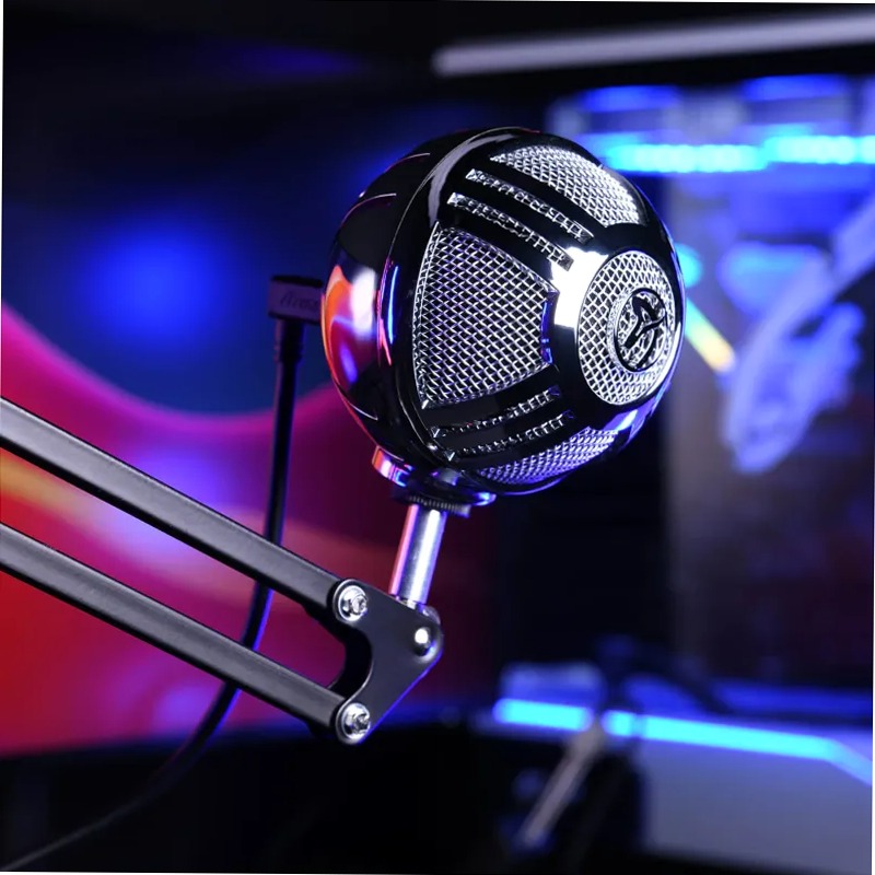 Microfono Sfera - Nero USB
