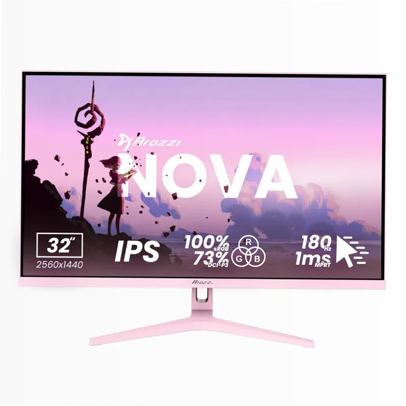 Nova 32“ IPS 180Hz - Monitor di gioco - Rosa Oro