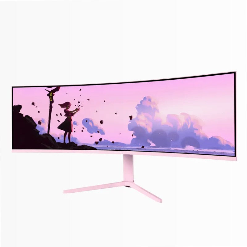 Nova 49“ Curvato VA 165Hz - Monitor di gioco ultrawide - Bianco