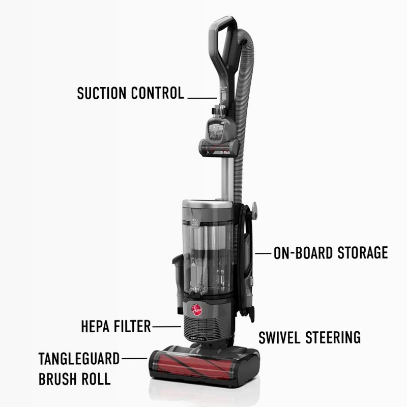 Hoover WindTunnel Swivel Pet Upright Vacuum