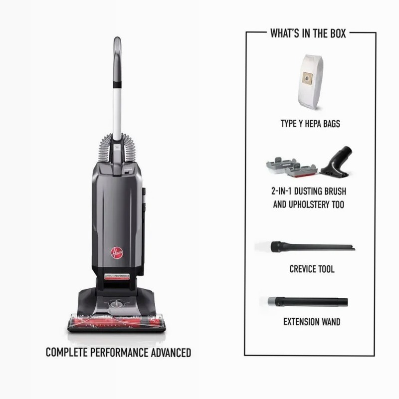 Prestazioni complete Advanced Bagged Upright Vacuum – Hoover Grigio
