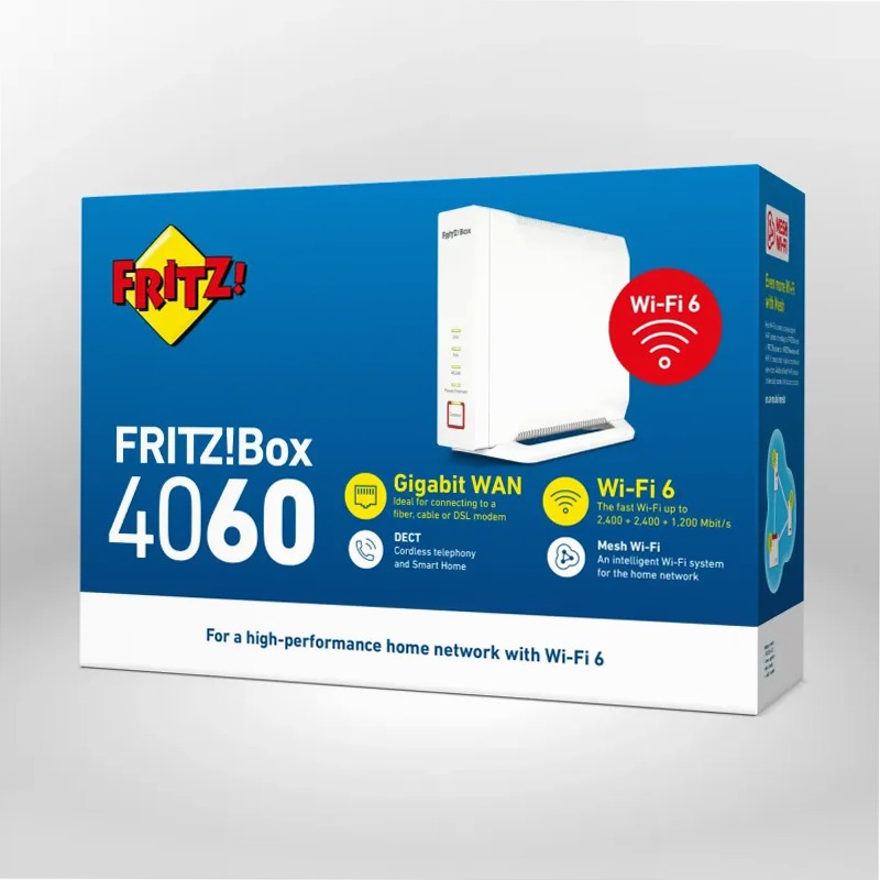 FRITZ!Box 4060 - Router Wi-Fi Tribanda Ultraveloce 3 cavo