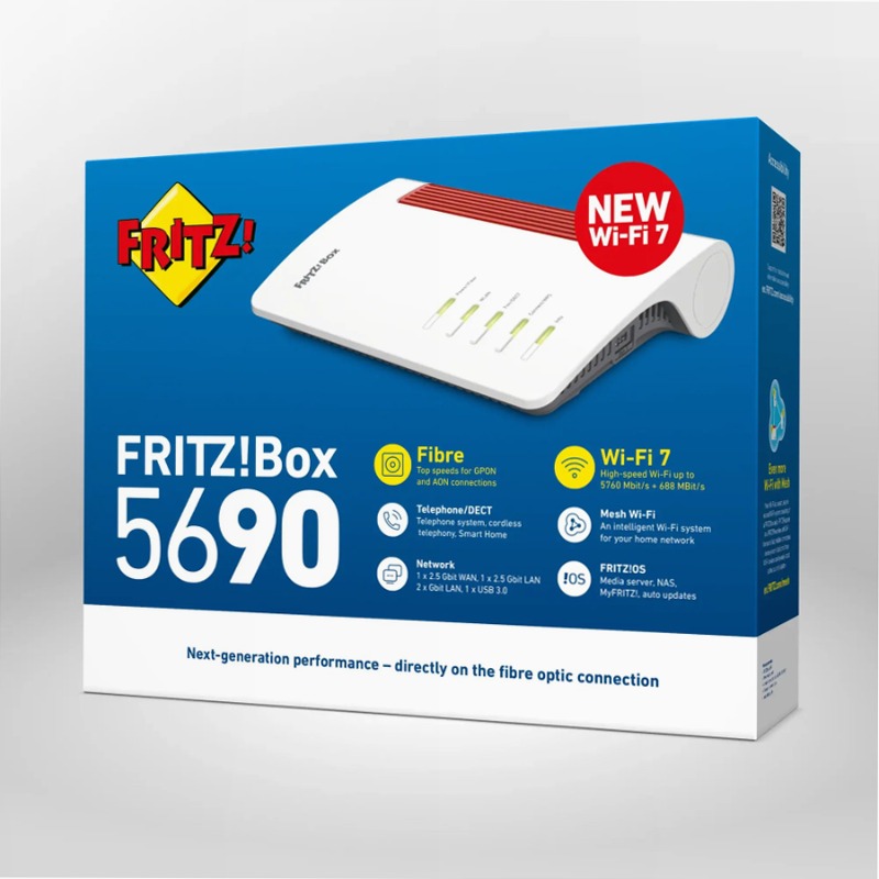 FRITZ!Box 5690 - Velocità e Flessibilità per la Fibra Ottica 7 GPON/AON