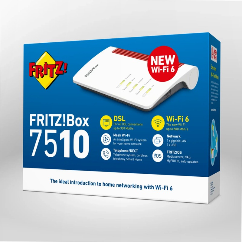 FRITZ!Box 7510 600Mbps 2.4 GHz DSL