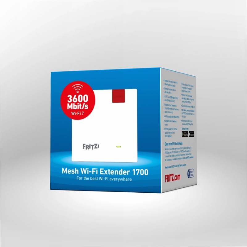 FRITZ!Repeater 1700 - Mesh Wi-Fi Extender 2.4 GHz